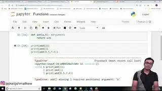 Functions in Python, default arguments & keyword arguments