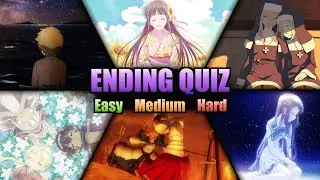 Anime Ending Quiz 🎶 | 60 Endings (Easy - Hard)