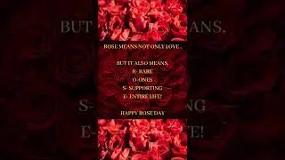 HAPPY ROSE DAY || Wishes