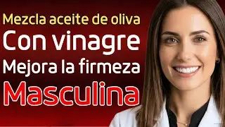 Hombres Mayores Aceite de Oliva NO Basta Agrega Vinagre para Doblar Óxido Nítrico y Energía