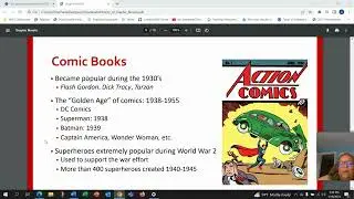 Graphic Novels Jan 30 The History of Graphic Novels