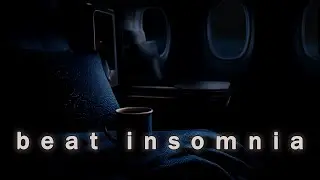 SOOTHING Airplane Sounds for SLEEPING. Peaceful JET PLANE Night Flight Ambience.
