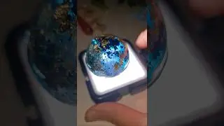 Dr. Resin Resin to make an earth golden sphere Jewelry #art #magic  #jewellery