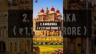 Top 10 GST revenue collection states in india in 2023 - 2024 🇮🇳  #india #shorts #gst #viral