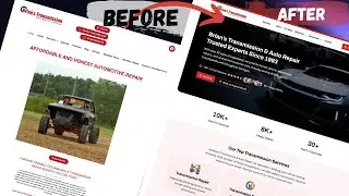 Before & After: Auto Repair Shop Website Redesigned (Case Study)