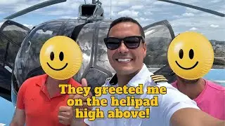 Flying from BH to Ipatinga: A Subscriber Welcomed Me at the Helipad Landing! 🚁
