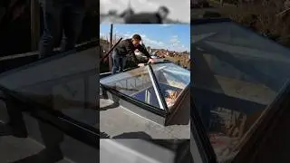 ROOF LANTERN INSTALL🪟👷☀️ #Roof #Lantern #Windows #DIY #Skylight #Home #HomeImprovement #Extension