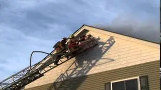 Firefighters battle 3 alarm fire in condo unit in Bellingham, Ma
