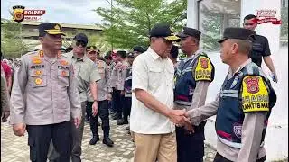 Kapolres Pidie Jaya Dampingi Kunjungan Kerja Menko Polkam Tinjau Lokasi Banjir dan Pengungsi