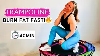 🔥40-Min trampoline workout for weight loss | Burn Fat fast on your rebounder!