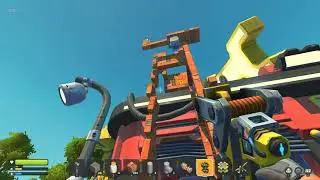 Scrap Mechanic - Chain elevator test - the eright amount of weight