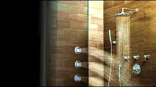 Luxury Shower Ambience, White Noise, Sleep Triggers, 4k 60fps