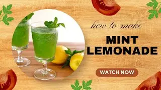 Restaurant Style Mint Lemonade Recipe | Mint Lemonade  | Learning With Manahil