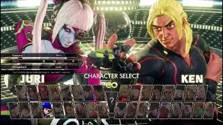 SFV Extra Battle Juri Mech colors 1-10