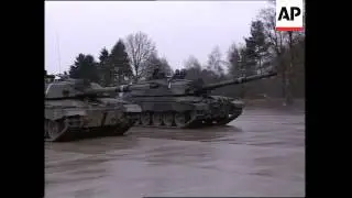 British troops training for deployment to Gulf region