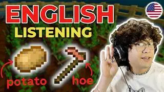 Изучайте английский с Minecraft Hardcore #6 - Картофельная ферма!