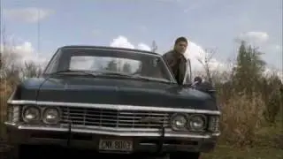 Dean's arrival at Stull cemetery
