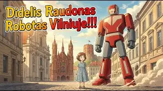 Didelis Raudonas Robotas Vilniuje