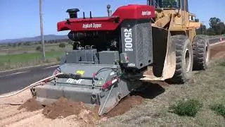 Asphalt Zipper Gwydir Shire Road Reclamation Heavy Patching