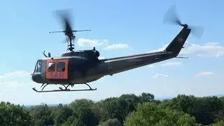 [4K] SAR-Bundeswehr Bell UH-1D * 71+12 * Take off & Turbine startup
