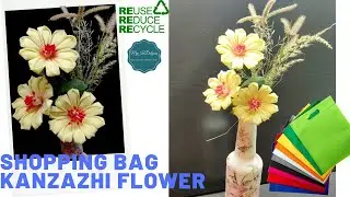 #ZEROWASTEPROJECT - #SHOPPINGBAG FLOWER