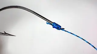 The Most Effective Fishing Knot for Spade End Hooks 🪢