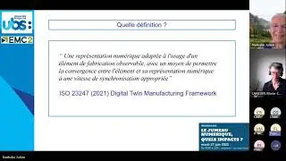 Le jumeau numérique, quels impacts ? Webinaire.