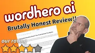 Wordhero Review: Wordhero Does The Job... BUT... Can It REALLY Create QUALITY Content?
