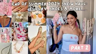 SHEIN End of Summer Try-On Haul (Part 2) | Affordable Sandals, Jewelry, Accessories & More!