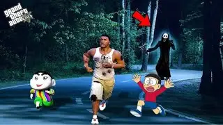 Franklin And Shinchan Not Found Ghost Scream In His House In GTA 5 | Part 5