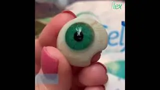 Оттеночные линзы Enhance в цвете Aqua (Аква) для светлых глаз.