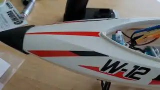 Brushless Conversion Complete On The #2 WLtoys W-12 Boat