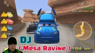 CARS PSP DJ Gamplay - Mesa Ravine (Postcard)