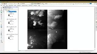 ArcGIS Tutorial: Mosaic Multiple Raster Layer DEM in ArcGIS | Raster Analysis - 1