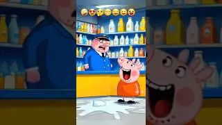 Peppa Pig Burst Out Laughing After Milk Spill &mdash; Shopkeeper Got So Angry! 😂🥛