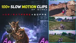 Free To Use Pubg Clips 🔥 Pubg Hdr Slowmo Clips || Classic + Tdm Mega slowmo clips of Samgj || @zx764