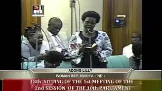 HON ADONG LILY bondly Says, Government is responsible for children born in captivity.
