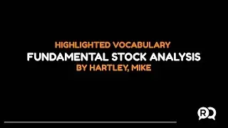 Fundamental stock analysis - highlighted vocabulary - RD soluções educacionais