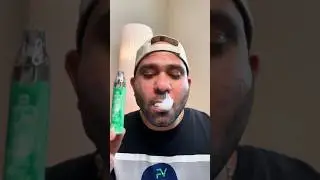 Ghost inhales with the Tastefog Turbo