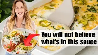 The DISAPPEARING Keto White Chicken Enchiladas ONLY 6 carbs!