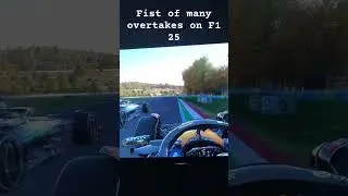 My first overtake on f1-25 #f1 #gameplay