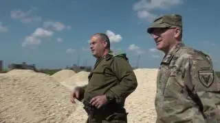 EUCOM Commander Scaparrotti Tours Arrow System, Hamas Tunnel, Tours IDF Exercise
