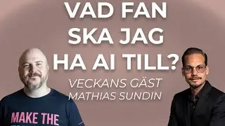 AI som f&ouml;r&auml;ndringsmotor &ndash; ett &auml;rligt samtal med Mathias Sundin