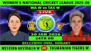 TAS-W vs WA-W, 24th ODI, WNCL 2025-26 live