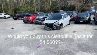 Buying a New model Tesla under $5k Clean Title in Florida (Mechanic Special)