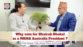 Bhairab Dhakal l Ep - 11 l NRNA Australia Presidential Candidate 2025-27 l  Happy Show Australia l