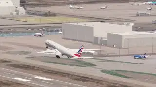 Microsoft Flight Simulator B777 American Airlines Rejected Landing At Los Angles Airport LAX