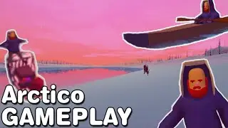 Arctico Multiplayer Gameplay / FUNNY MOMENTS - Surviving the Arctic With a Dog Crew