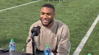 Cameron Brown talks about the Michigan game, preparing for OSU's matchup with Georgia