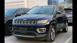 2020 Jeep Compass 4x4 Limited Winter Tires No Accidents Low KM Nav at Vaughan Chrysler stock P4924